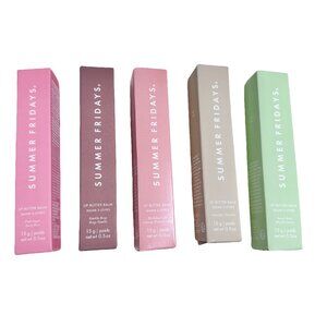 5 colors mix /Summer Fridays Lip Butter Balm Conditioning Lip Mask New in box